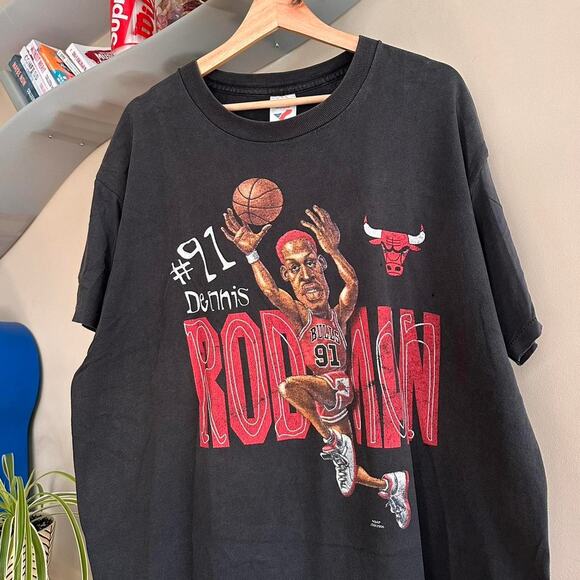 Vintage Chicago Bulls Dennis Rodman Shirt - Picture 2 of 8